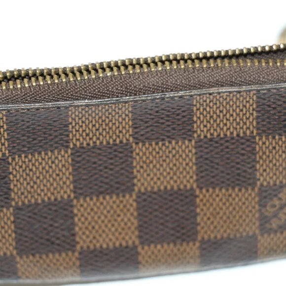 Louis Vuitton Damier Canvas Pochette Cles Key Pouch - Brown - Picture 11 of 16